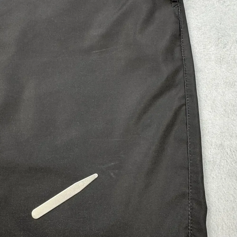 Fair Harbor Swim Trunks Mens 2XL Black Striped Board Shorts Lined Stretch